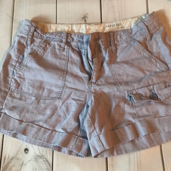 Anthropologie Pants - Paper boy Linen lilac shorts size 6 Anthropologie Pants - Paper boy Linen lilac shorts size 6